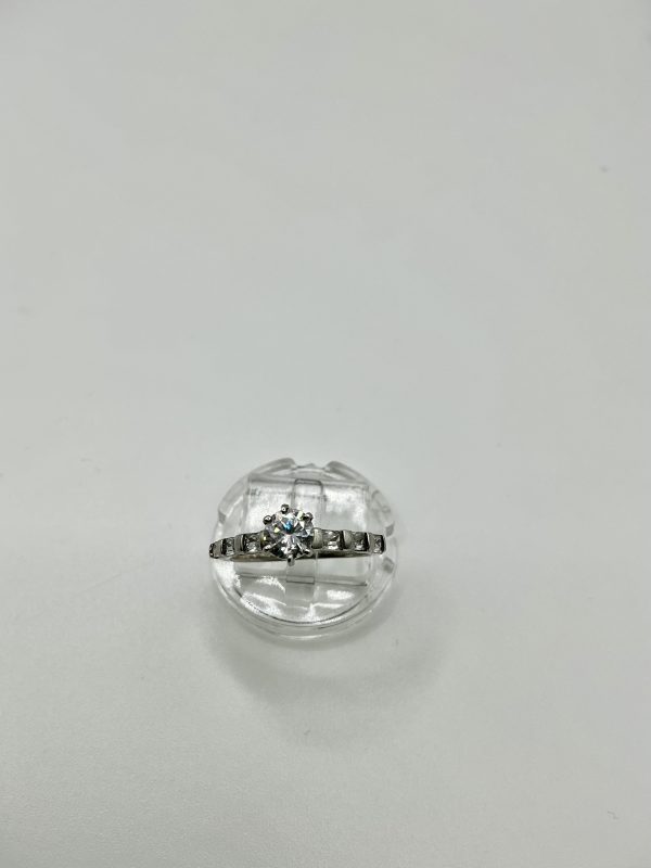 💍 Luxury Sterling Silver Diamond-Quality CZ Solitaire Ring – Size O - Image 6