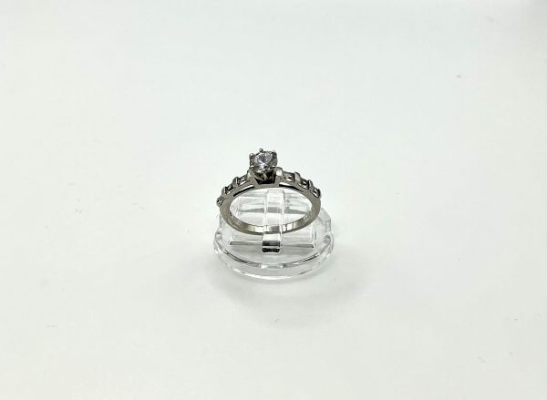 💍 Luxury Sterling Silver Diamond-Quality CZ Solitaire Ring – Size O - Image 7