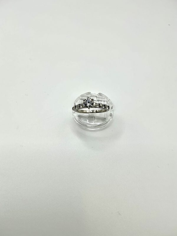 💍 Luxury Sterling Silver Diamond-Quality CZ Solitaire Ring – Size O - Image 5