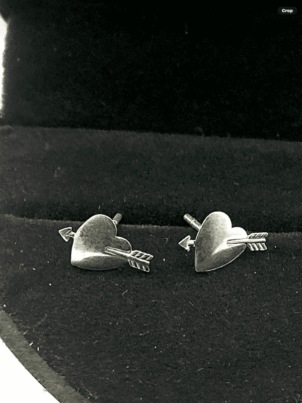 Tiny Sterling Silver Heart Stud Earrings – Dainty Minimalist 0.3g Solid Silver - Image 8