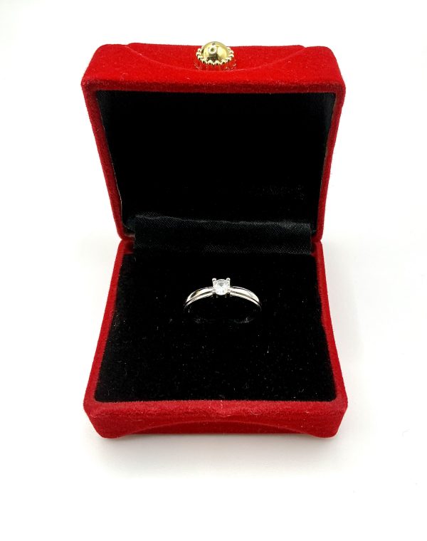 ✨ Sterling Silver Solitaire CZ Ring – 2.07g | Size N/O | Elegant Promise or Engagement Ring - Image 7