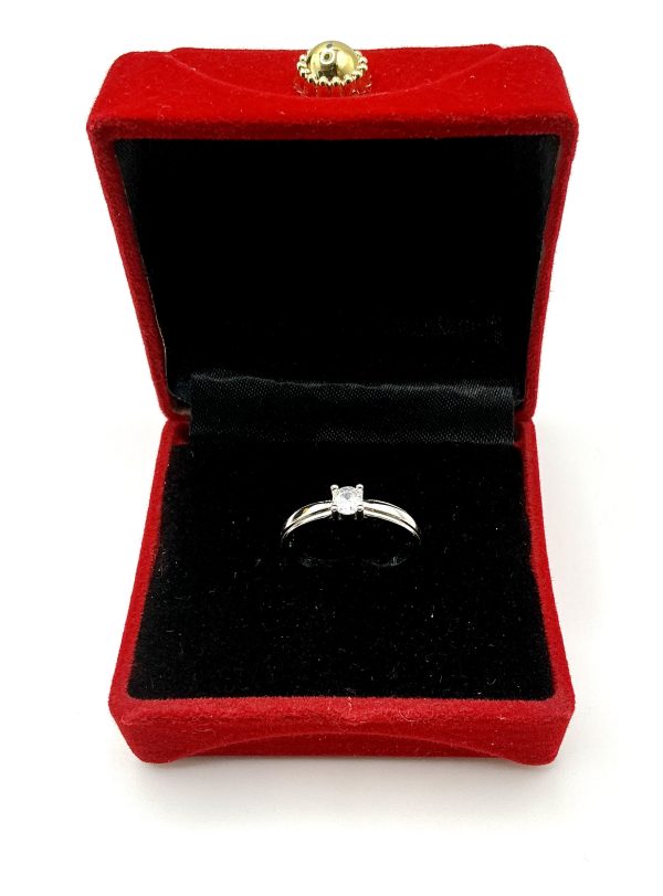 ✨ Sterling Silver Solitaire CZ Ring – 2.07g | Size N/O | Elegant Promise or Engagement Ring - Image 4