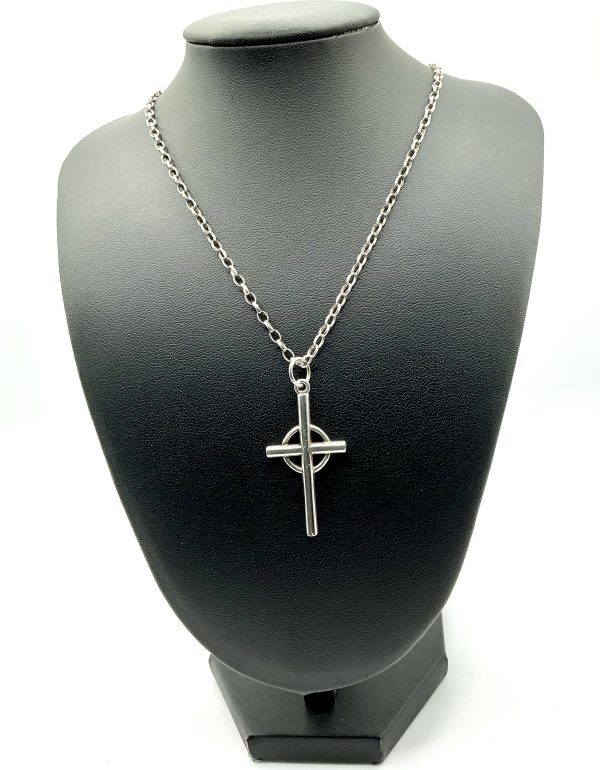 Sterling Silver Celtic Cross Pendant – 1998 London Maker HJ, 925 Hallmarked, 16” Chain - Image 4