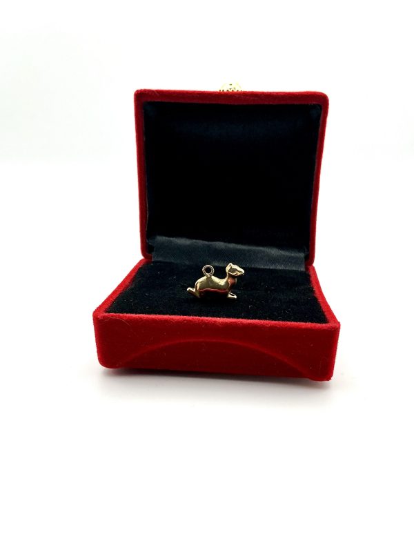9ct Yellow Gold Resting Camel Pendant or Charm – 10.5mm, 0.8g - Image 6