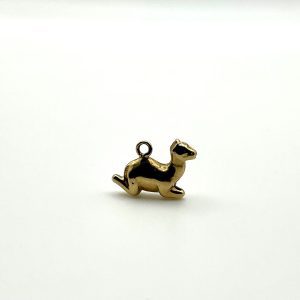 9ct Yellow Gold Resting Camel Pendant or Charm – 10.5mm, 0.8g