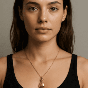 9K Yellow Gold UNOAERRE “Money Bag” Charm – Italian Made – 1.06g – Vintage Collectable Pendant