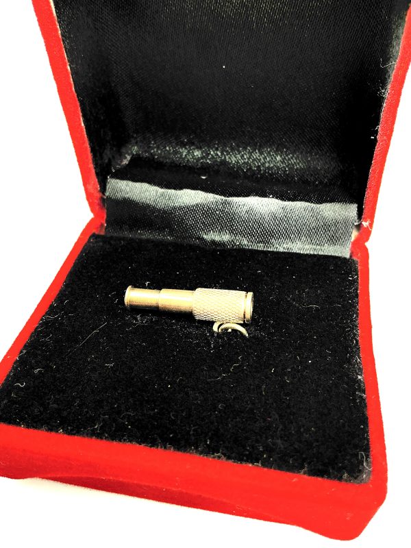 Antique 1862 9K Gold Miniature Looking Glass Charm – Birmingham Hallmarked – EFC Maker – 3.21g - Image 4