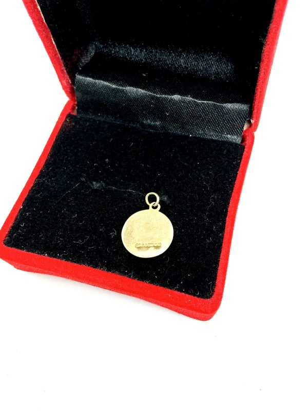 Antique 1861 9ct Gold Saint Christopher Medal Pendant – 1.02g – Birmingham Hallmark – By C.P.S Jewellery Ltd - Image 3