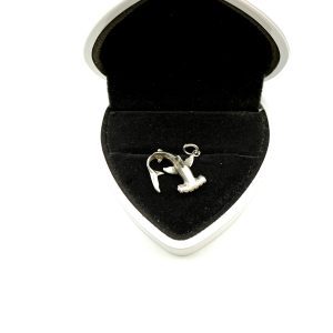925 Sterling Silver Hammerhead Shark Pendant / Charm – 2.49g