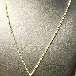 Dyadema Italy 925 Gold-Plated Sterling Silver Chain – 22 Inch – 4.78g